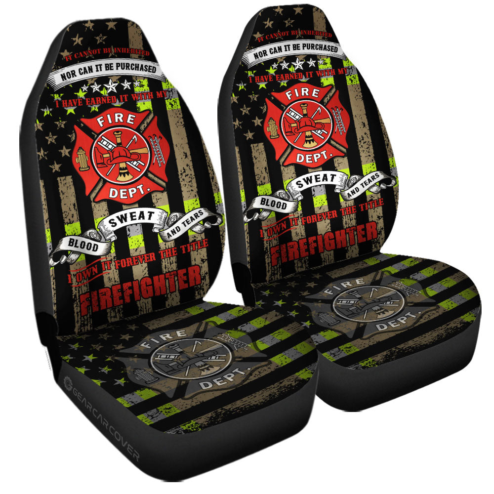 Firefighter Car Seat Covers Custom Car Accessories - Gearcarcover - 3