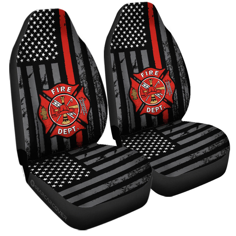 Firefighter Car Seat Covers Custom Car Accessories - Gearcarcover - 3
