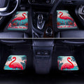 Flamingo Mixed Floral Car Floor Mats Custom Car Accessories - Gearcarcover - 2