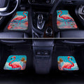 Flamingo Mixed Floral Car Floor Mats Custom Car Accessories - Gearcarcover - 2