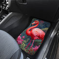 Flamingo Mixed Floral Car Floor Mats Custom Car Accessories - Gearcarcover - 3