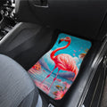 Flamingo Mixed Floral Car Floor Mats Custom Car Accessories - Gearcarcover - 3