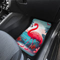 Flamingo Mixed Floral Car Floor Mats Custom Car Accessories - Gearcarcover - 3