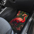 Flamingo Mixed Floral Car Floor Mats Custom Car Accessories - Gearcarcover - 3