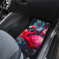Flamingo Mixed Floral Car Floor Mats Custom Car Accessories - Gearcarcover - 3