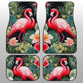 Flamingo Mixed Floral Car Floor Mats Custom Car Accessories - Gearcarcover - 1