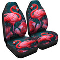Flamingo Mixed Floral Car Seat Covers Custom Car Accessories - Gearcarcover - 3