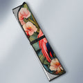 Flamingo Mixed Floral Car Sunshade Custom Car Accessories - Gearcarcover - 3