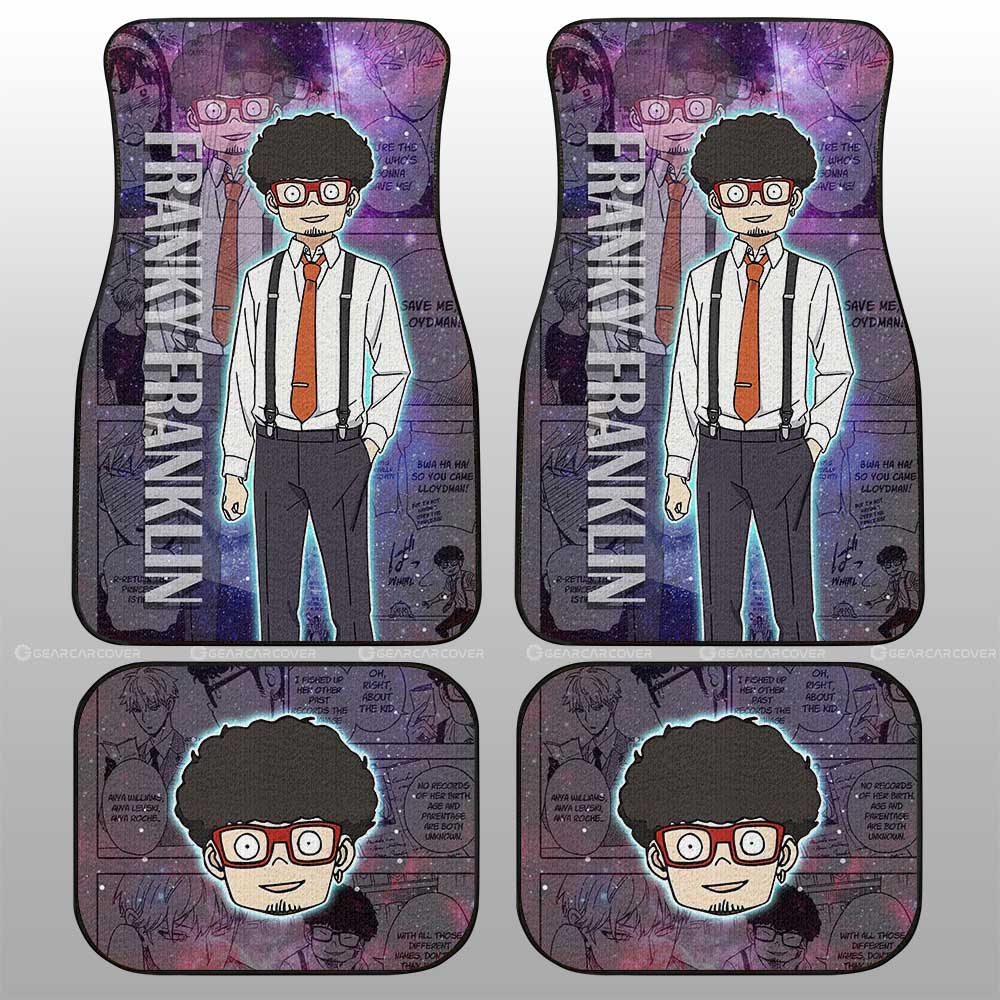 Franky Franklin Car Floor Mats Custom Car Accessories Manga Galaxy Style - Gearcarcover - 2
