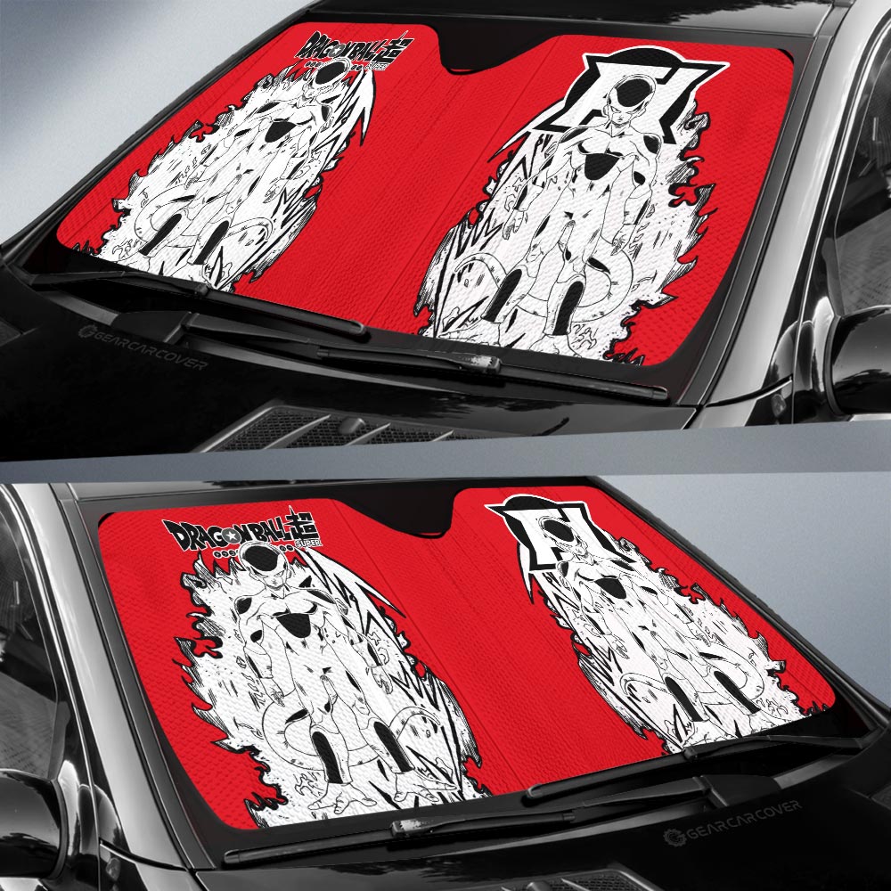 Frieza Car Sunshade Custom Car Accessories Manga Style For Fans - Gearcarcover - 2