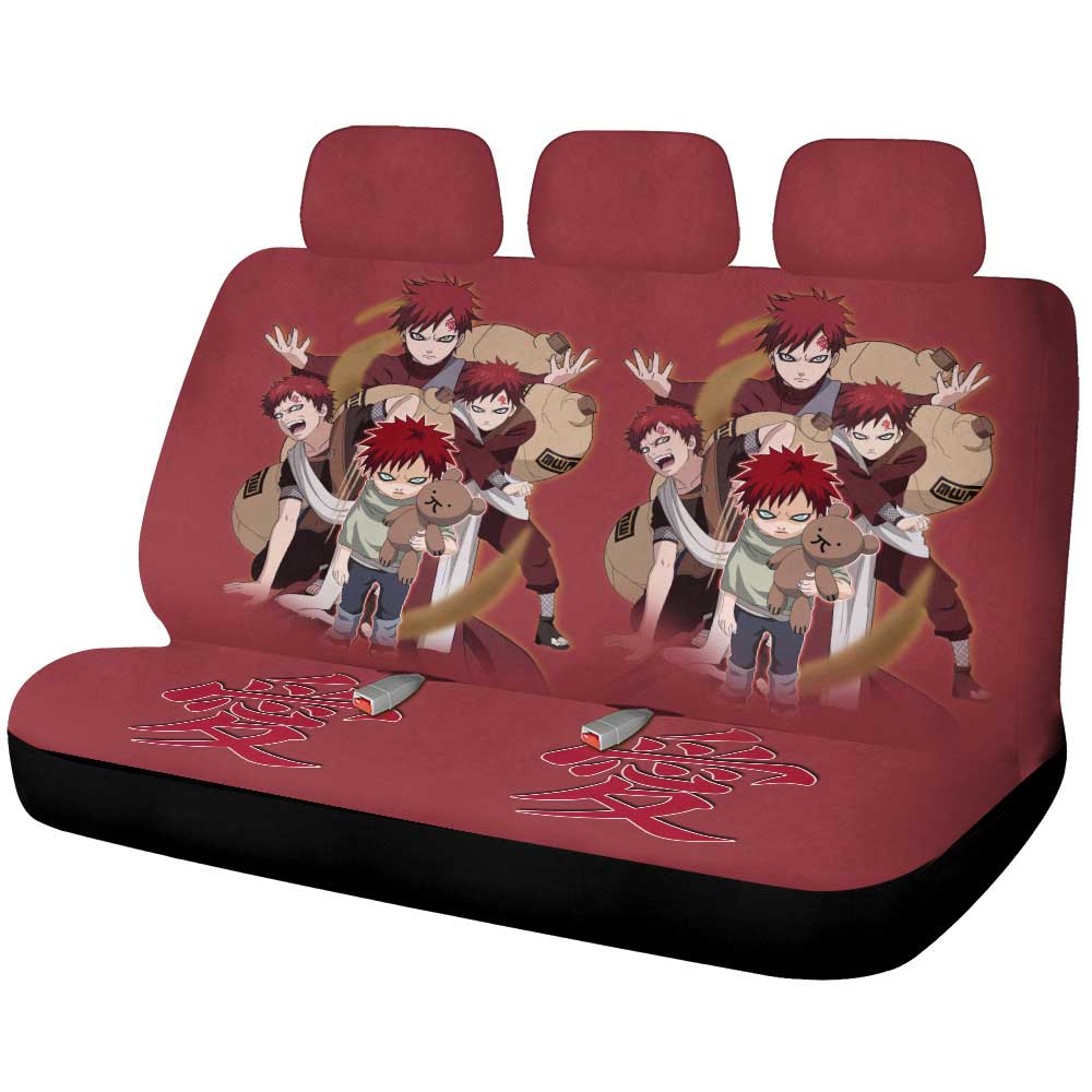 Gaara Car Back Seat Covers Custom Anime Car Accessories - Gearcarcover - 1