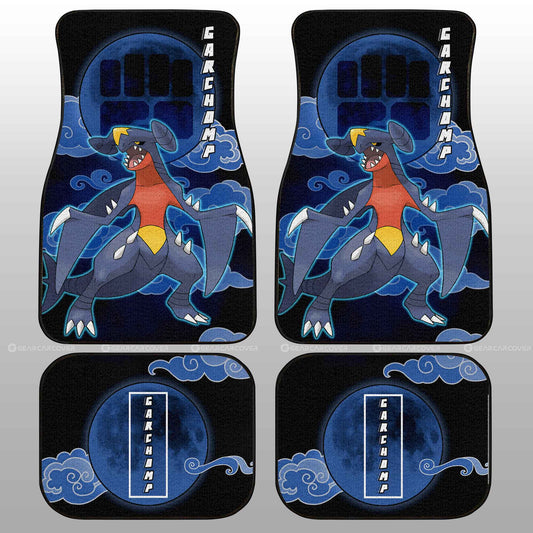 Garchomp Car Floor Mats Custom Anime Car Accessories For Anime Fans - Gearcarcover - 2