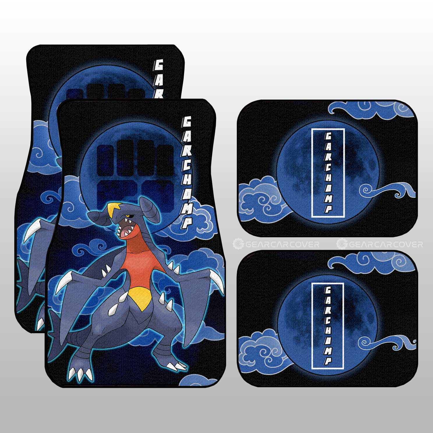 Garchomp Car Floor Mats Custom Car Accessories For Fans - Gearcarcover - 1