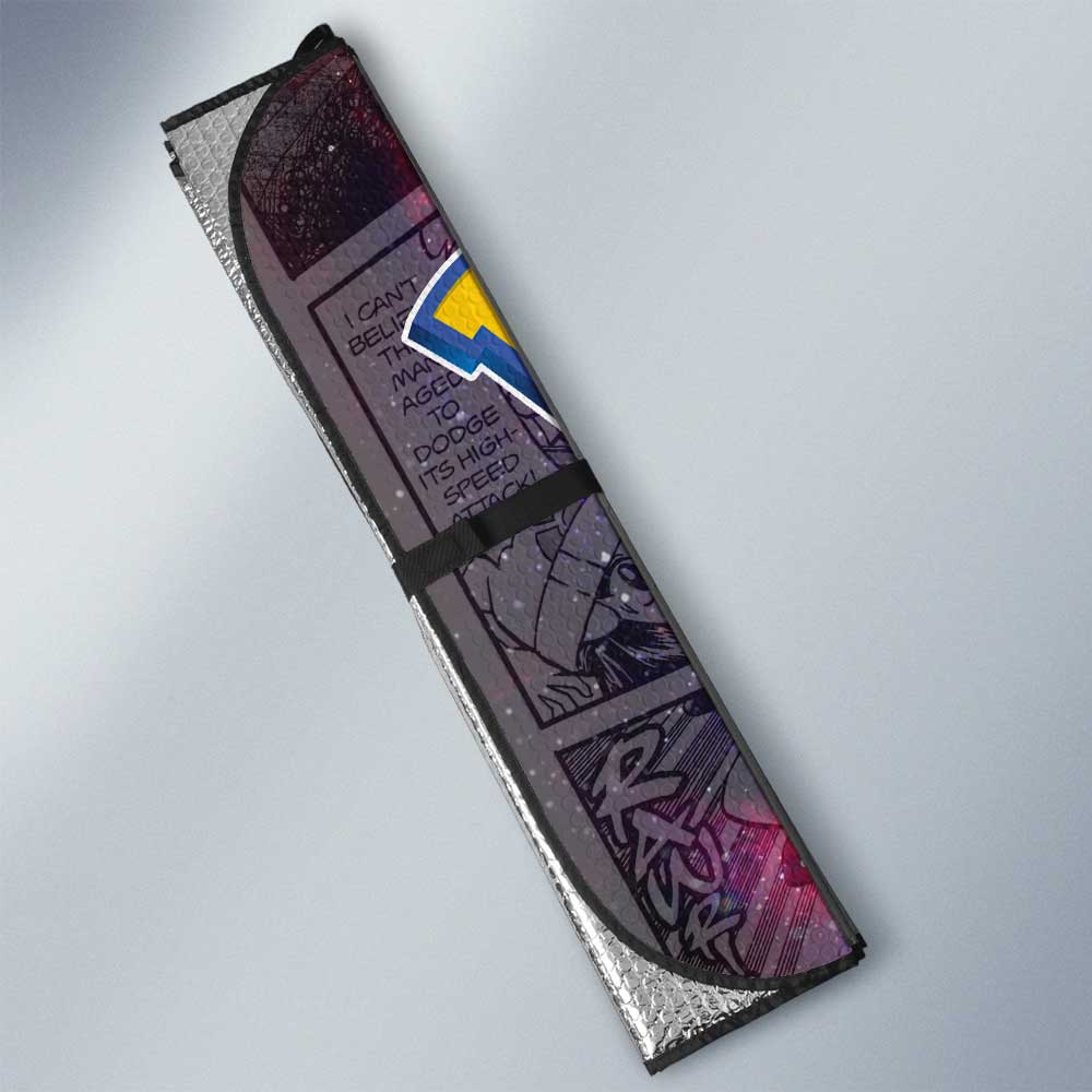 Garchomp Car Sunshade Custom Galaxy Manga Style - Gearcarcover - 3