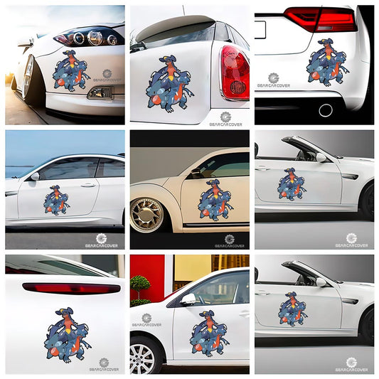 Garchomp Evolution Car Sticker Custom Anime - Gearcarcover - 2
