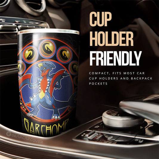 Garchomp Tumbler Cup Custom Anime - Gearcarcover - 2