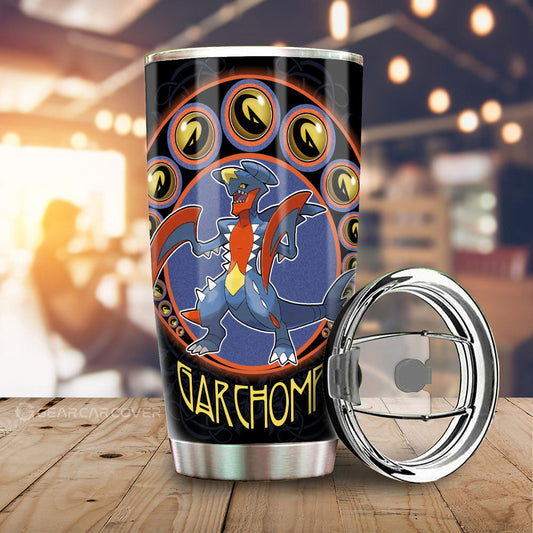 Garchomp Tumbler Cup Custom Anime - Gearcarcover - 1