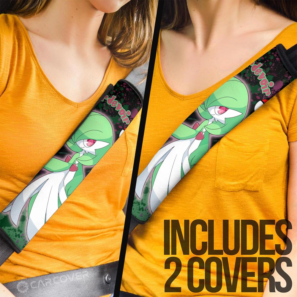 Gardevoir Seat Belt Covers Custom Tie Dye Style Anime Car Accessories - Gearcarcover - 3