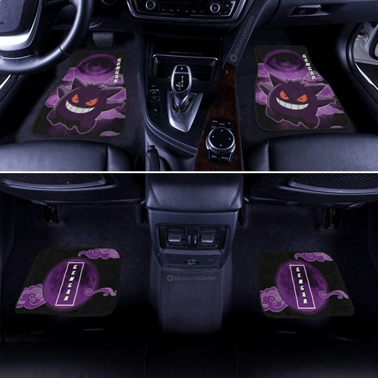 Gengar Car Floor Mats Custom Anime Car Accessories For Anime Fans - Gearcarcover - 2