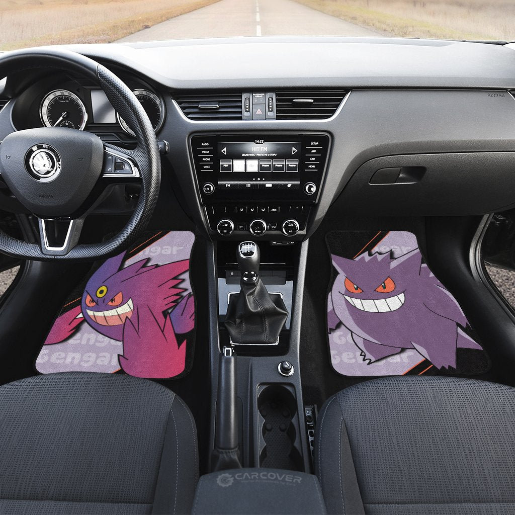 Gengar Car Floor Mats Custom Anime Car Interior Accessories - Gearcarcover - 3