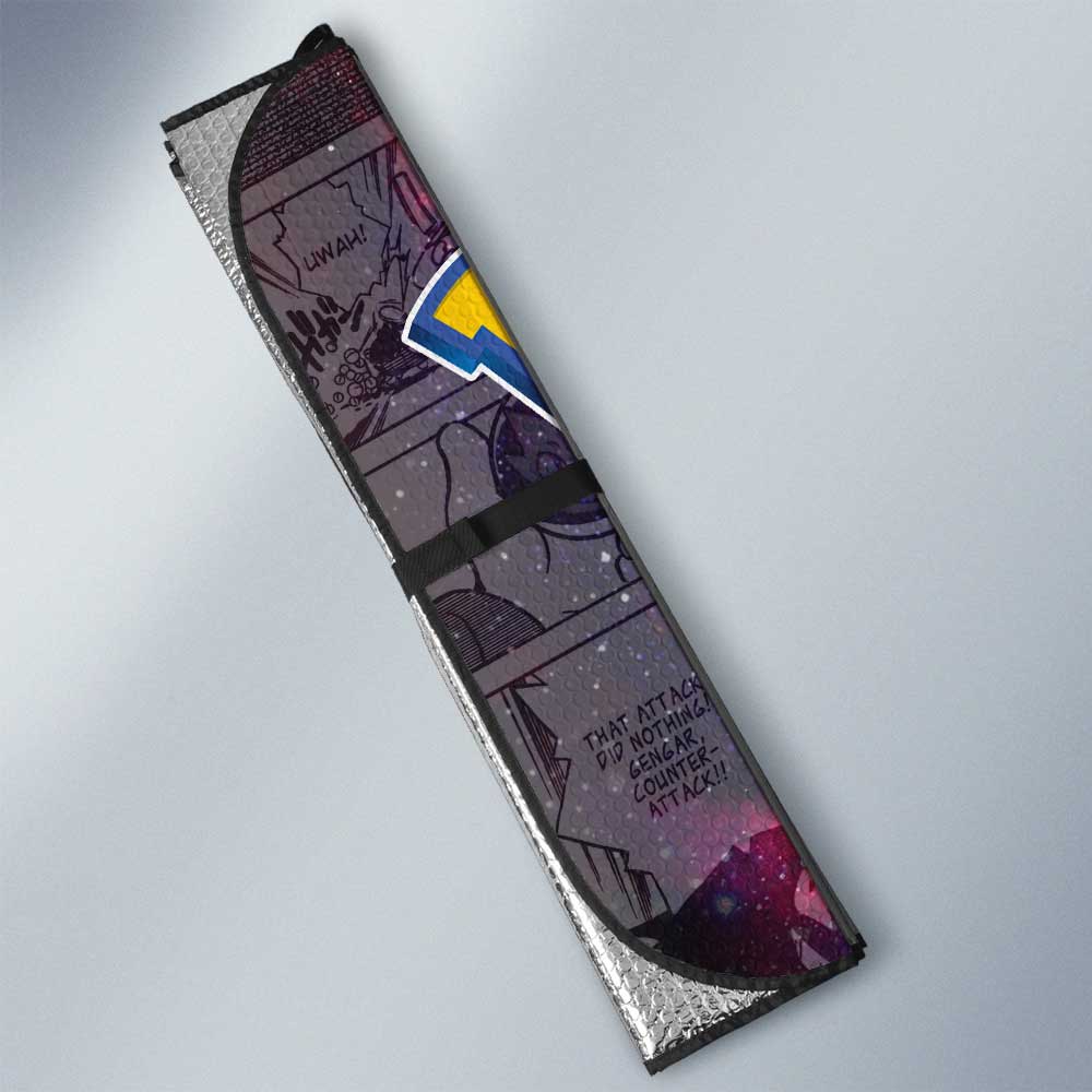Gengar Car Sunshade Custom Galaxy Manga Style - Gearcarcover - 3
