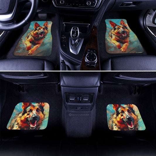 German Shepherd Car Floor Mats Custom Car Accessories - Gearcarcover - 2