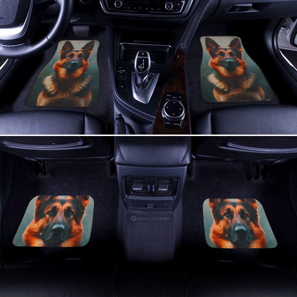 German Shepherd Car Floor Mats Custom Car Accessories - Gearcarcover - 2