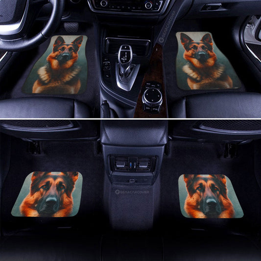 German Shepherd Car Floor Mats Custom Car Accessories - Gearcarcover - 2