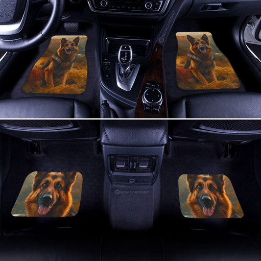 German Shepherd Car Floor Mats Custom Car Accessories - Gearcarcover - 2