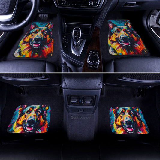 German Shepherd Car Floor Mats Custom Car Accessories - Gearcarcover - 2