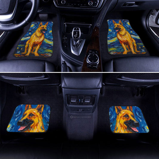German Shepherd Car Floor Mats Custom Car Accessories - Gearcarcover - 2