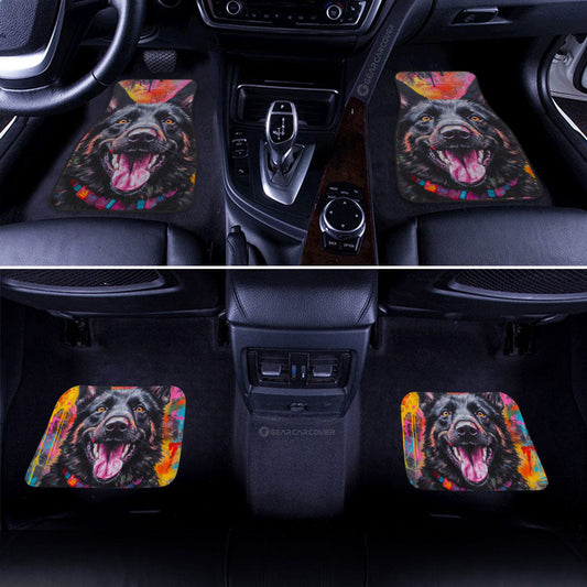 German Shepherd Car Floor Mats Custom Car Accessories - Gearcarcover - 2