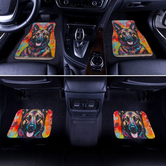 German Shepherd Car Floor Mats Custom Car Accessories - Gearcarcover - 2