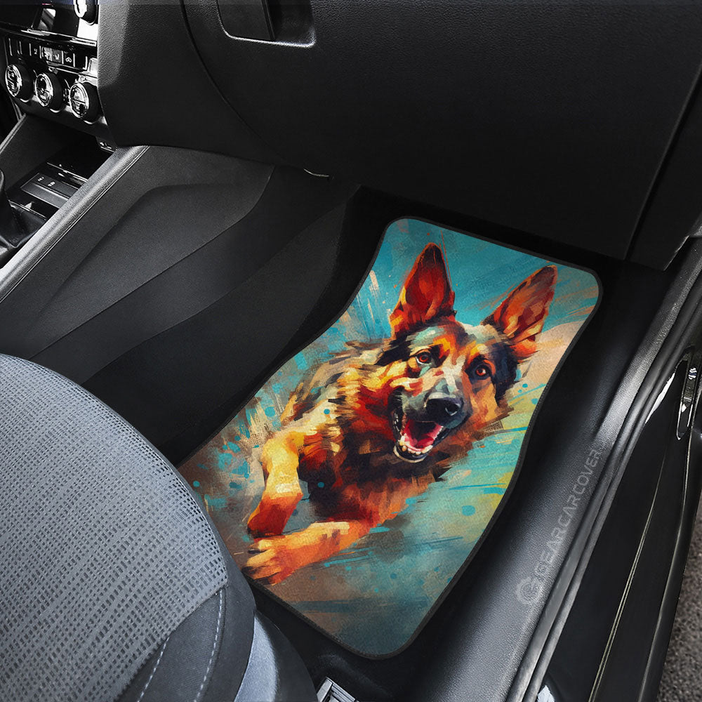 German Shepherd Car Floor Mats Custom Car Accessories - Gearcarcover - 3