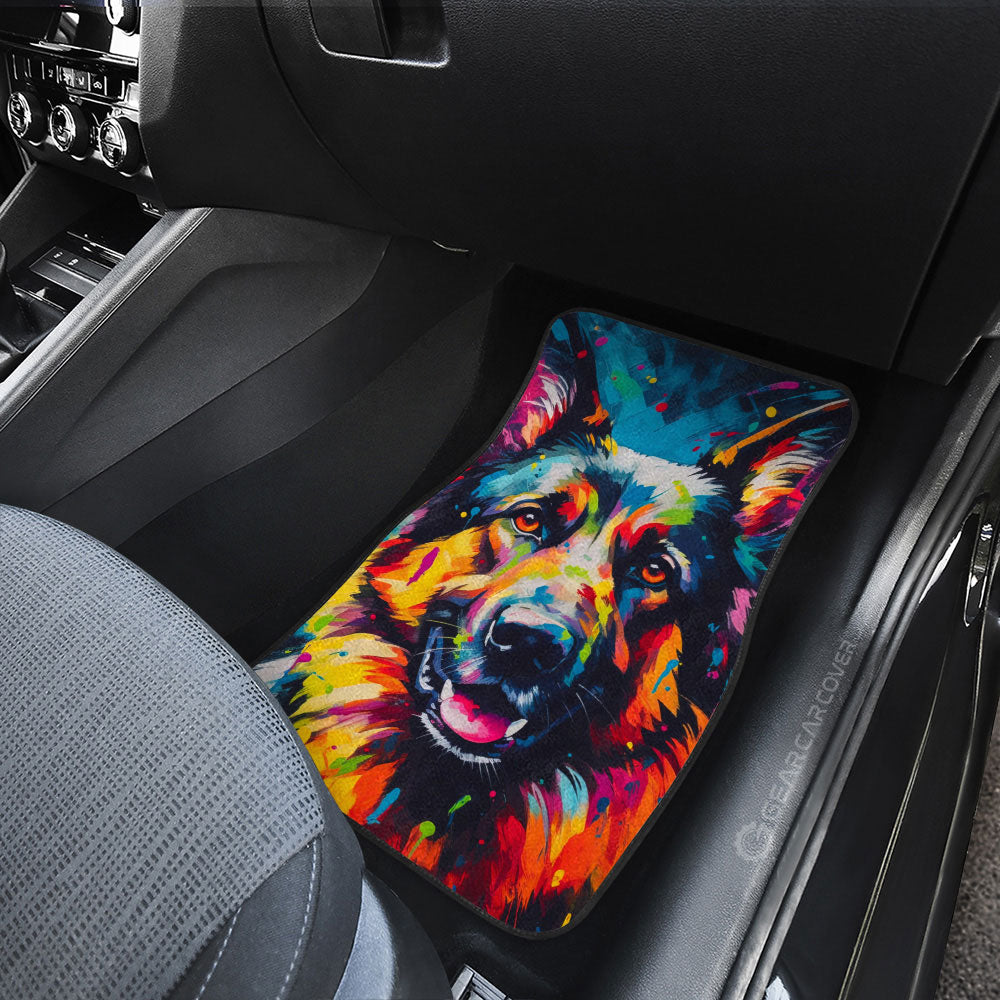 German Shepherd Car Floor Mats Custom Car Accessories - Gearcarcover - 3