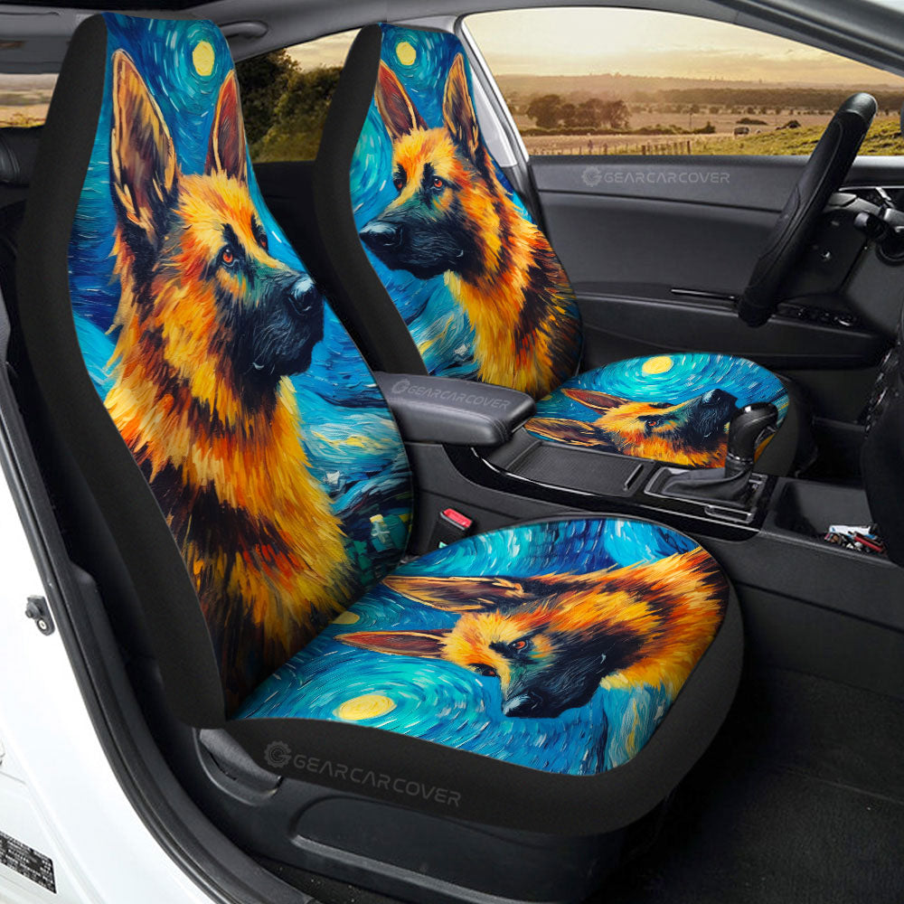 German Shepherd Car Seat Covers Custom Car Accessories - Gearcarcover - 2