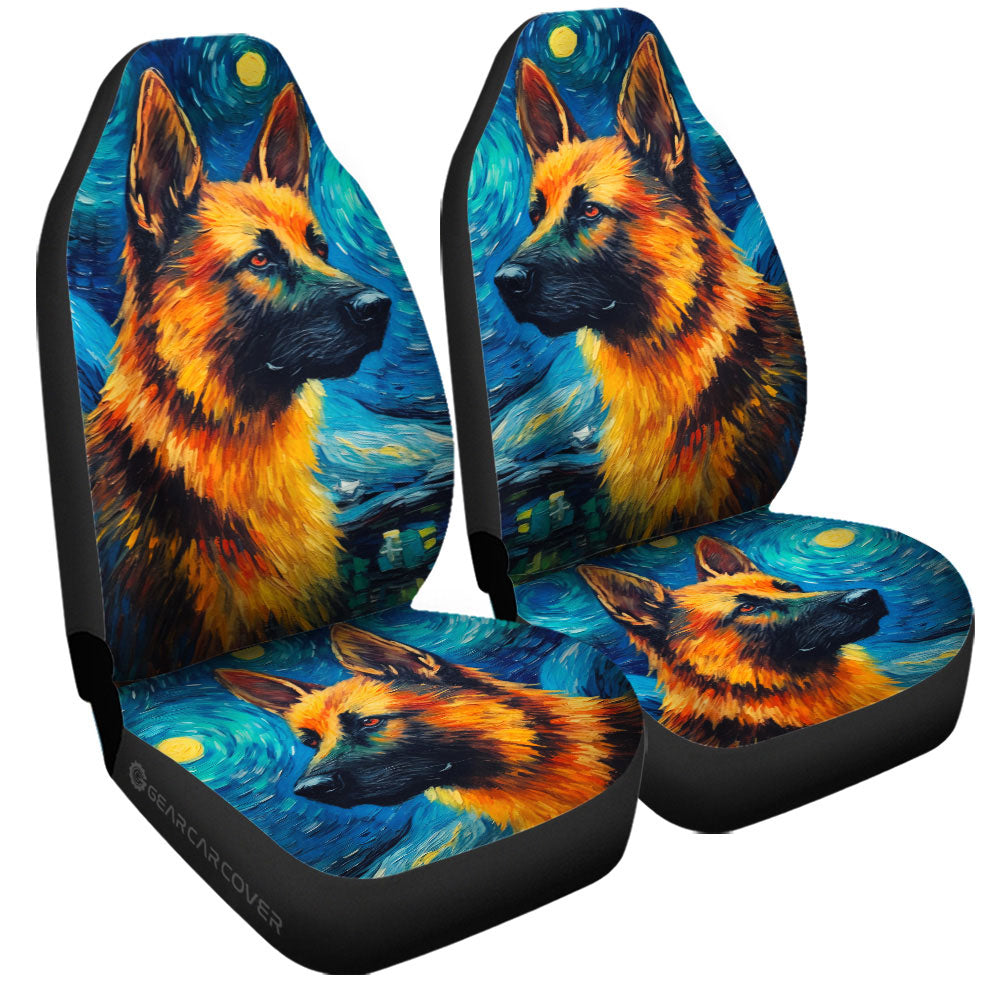 German Shepherd Car Seat Covers Custom Car Accessories - Gearcarcover - 3