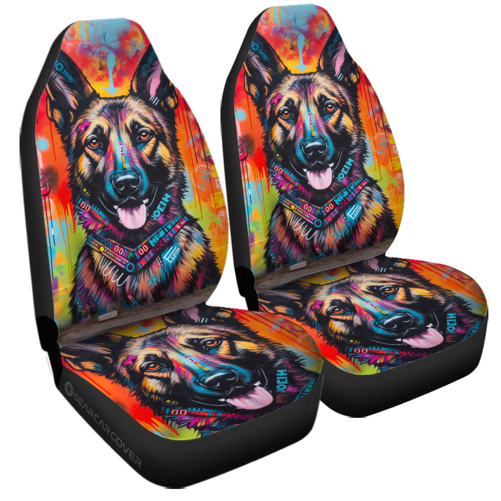 German Shepherd Car Seat Covers Custom Car Accessories - Gearcarcover - 3