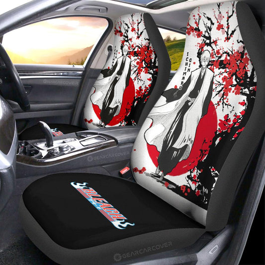 Gin Ichimaru Car Seat Covers Custom Japan Style Bleach Car Interior Accessories - Gearcarcover - 2