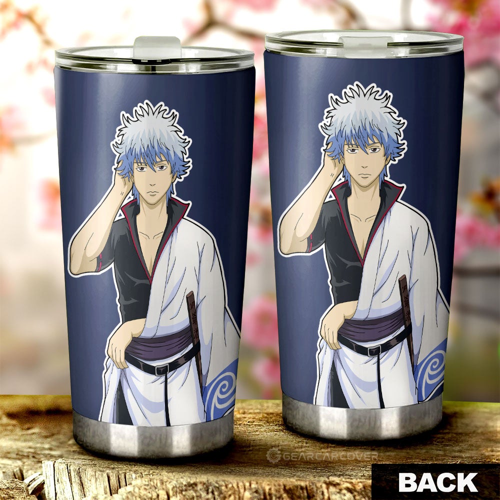Gintoki Sakata Tumbler Cup Custom Main Hero Gintama Car Accessories - Gearcarcover - 3