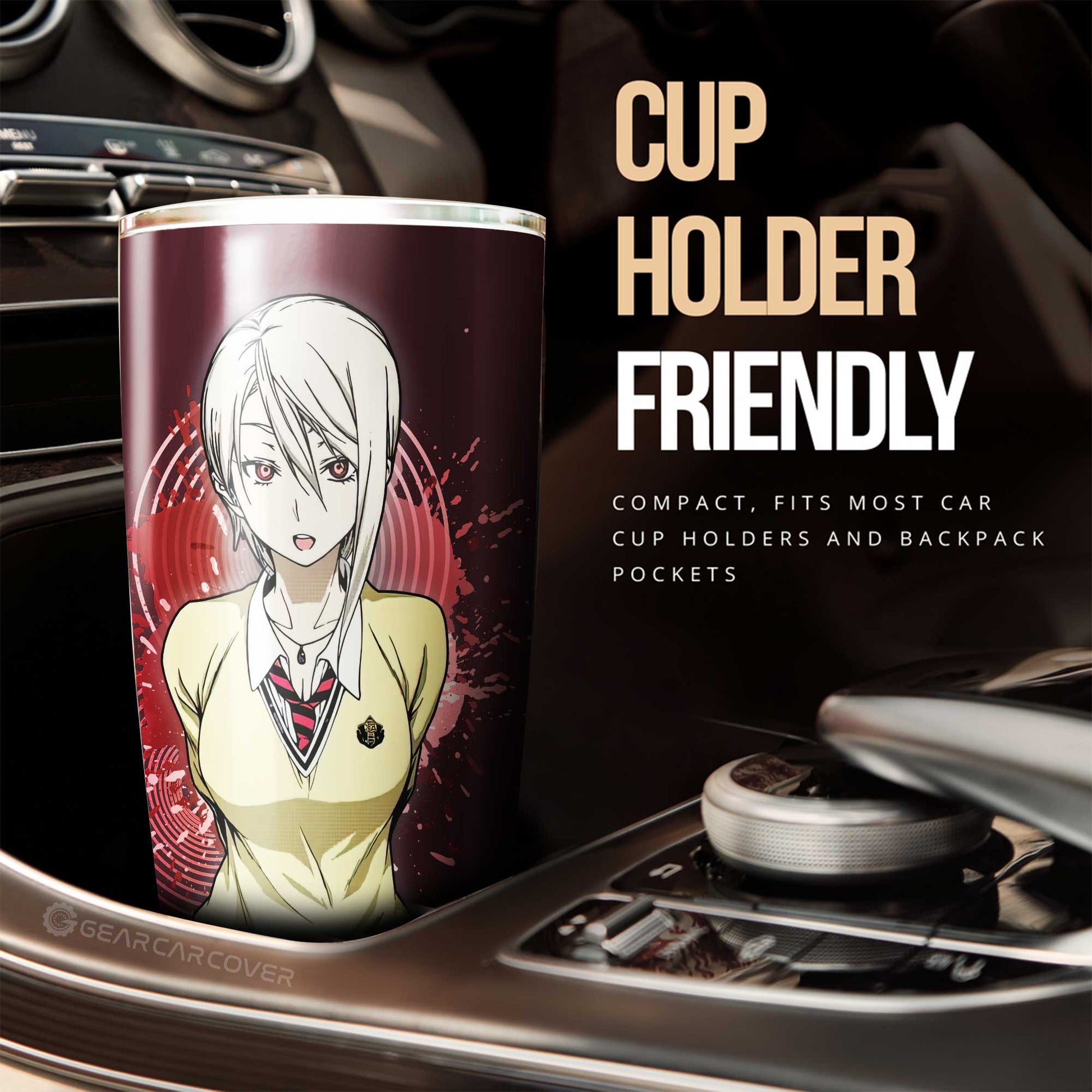 Girl Alice Nakiri Tumbler Cup Custom Food Wars Car Accessories - Gearcarcover - 2