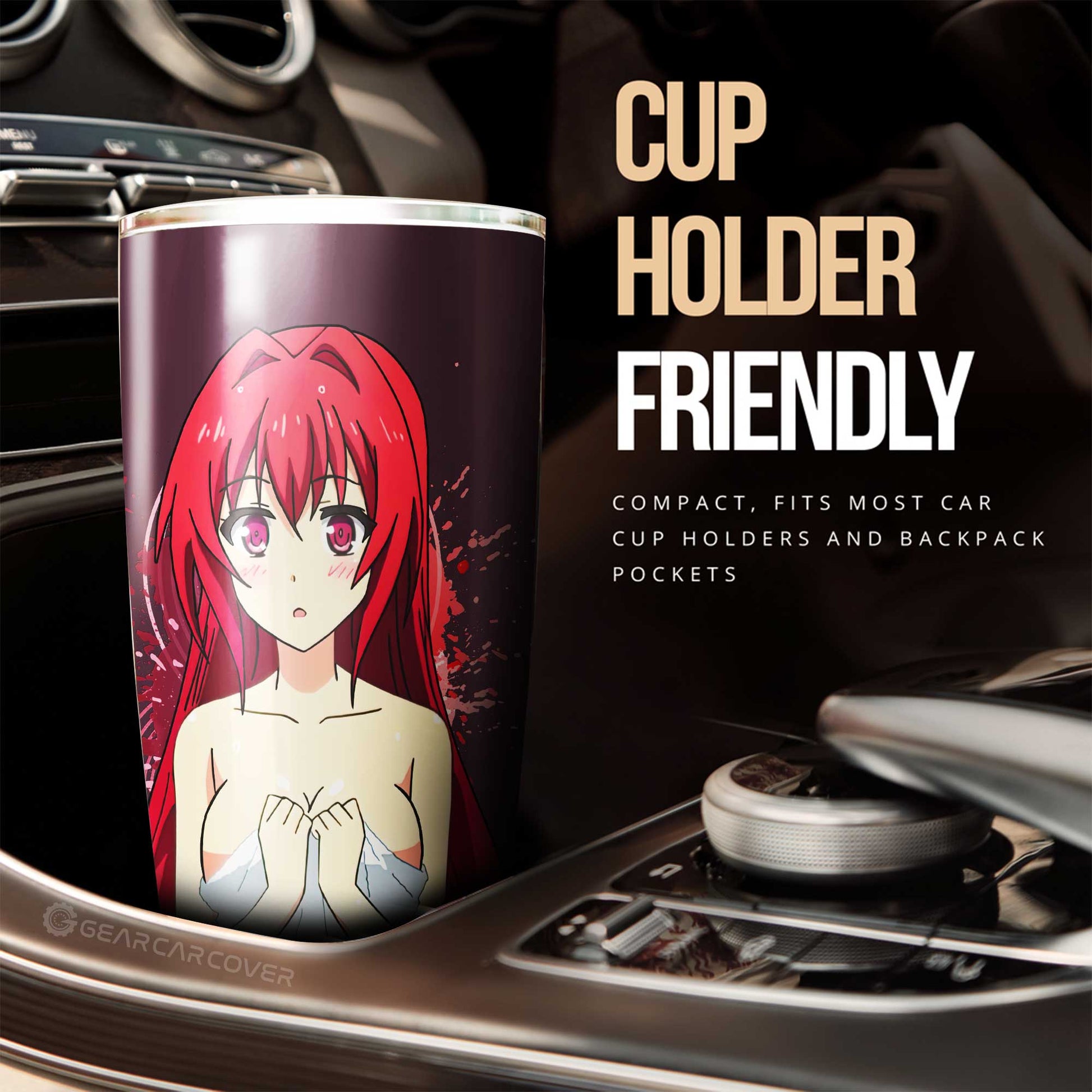 Girl Mio Naruse Tumbler Cup Custom The Testament of Sister New Devil Car Accessories - Gearcarcover - 2