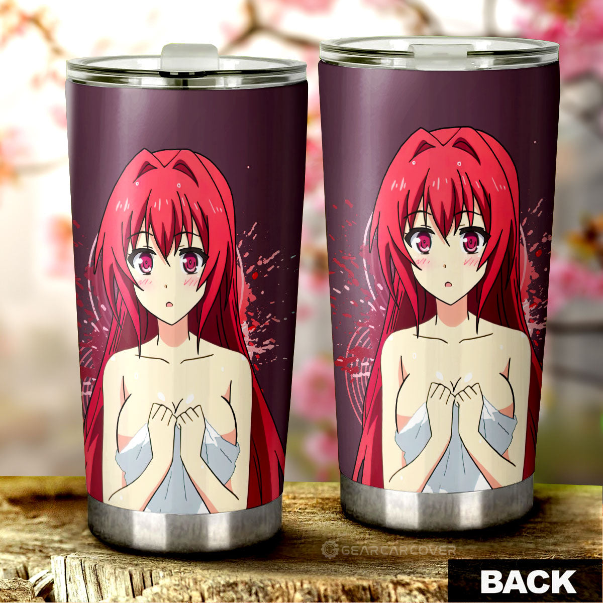 Girl Mio Naruse Tumbler Cup Custom The Testament of Sister New Devil Car Accessories - Gearcarcover - 3