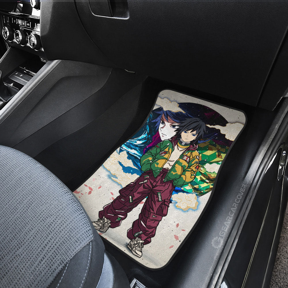 Giyu Tomioka Car Floor Mats Anime Collection - Gearcarcover - 3
