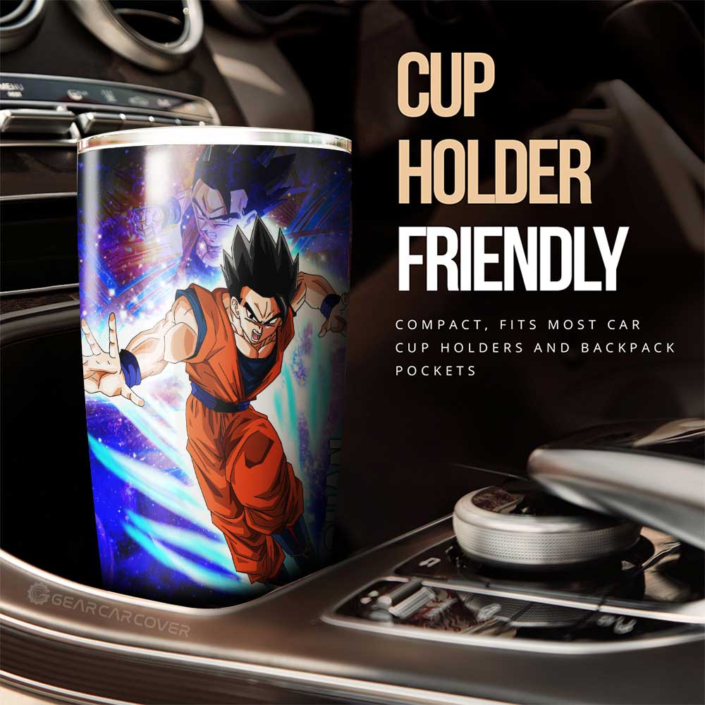Gohan Tumbler Cup Custom Dragon Ball Anime Car Accessories - Gearcarcover - 3