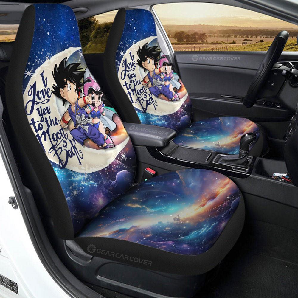 Goku And Chi Chi Car Seat Covers Custom Car Accessories - Gearcarcover - 2