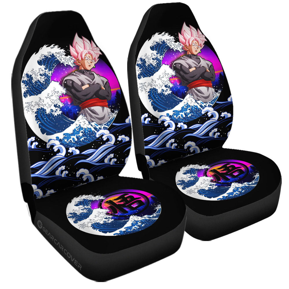 Goku Black Rose Car Seat Covers Custom Car Interior Accessories - Gearcarcover - 3