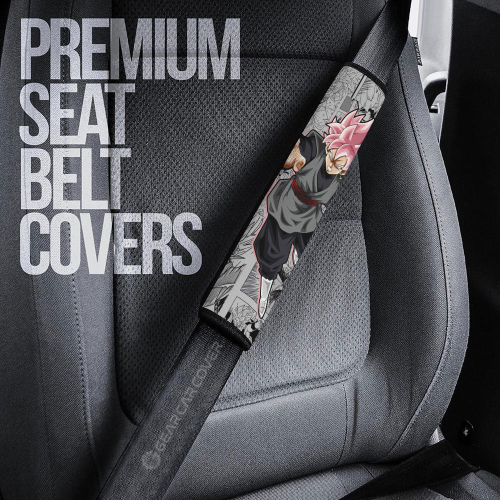 Goku Black Rose Seat Belt Covers Collection - Gearcarcover - 3