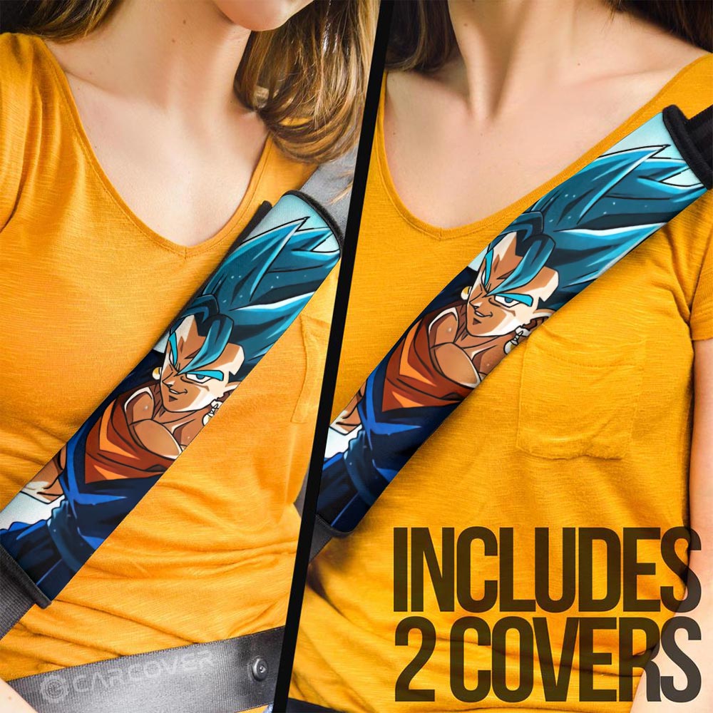 Goku Blue Seat Belt Covers Custom Car Accessories - Gearcarcover - 3