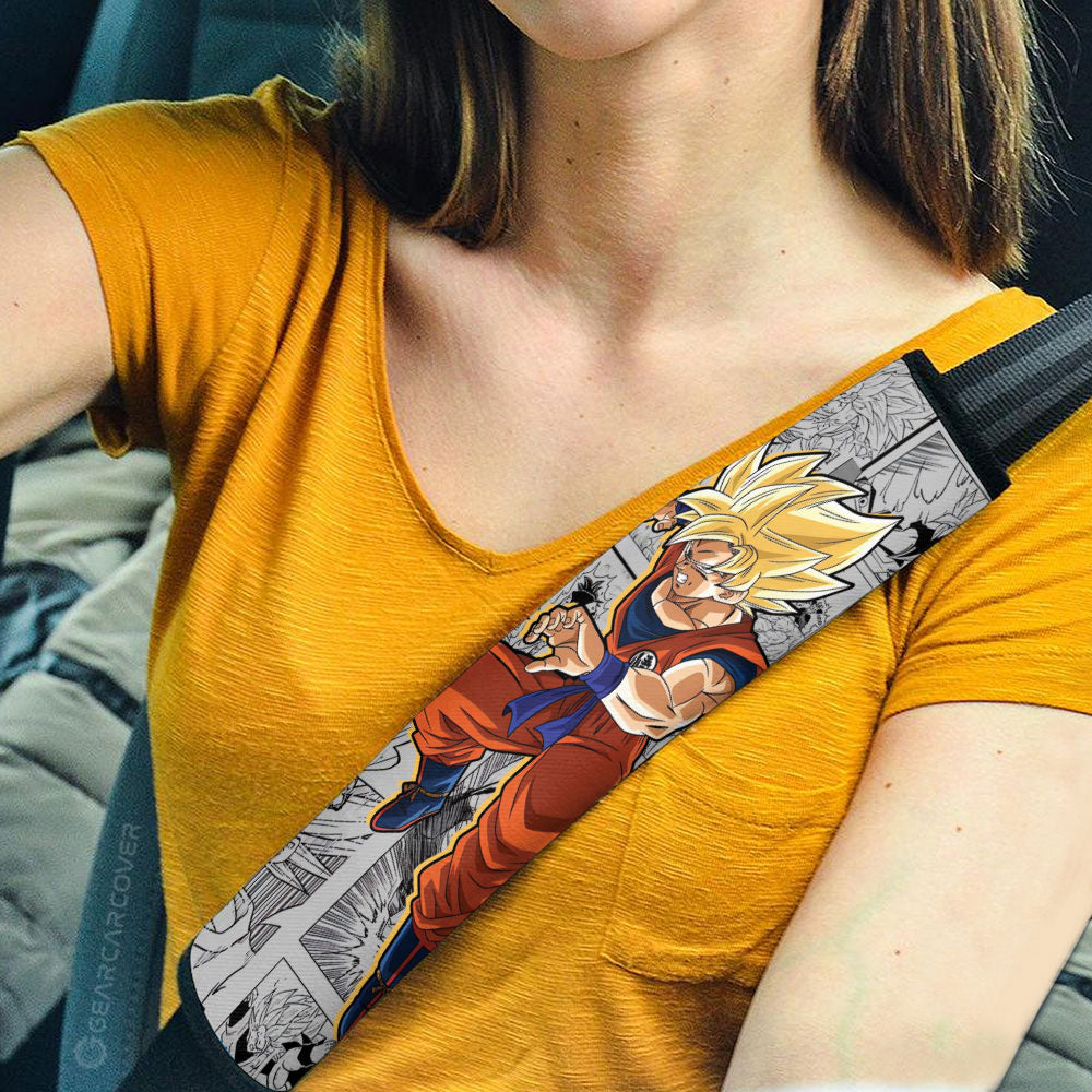 Goku SSJ Seat Belt Covers Collection - Gearcarcover - 2
